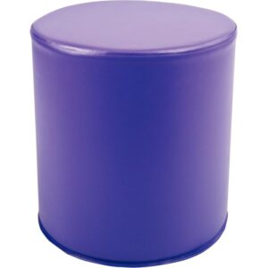 Pouf rond PVC violet