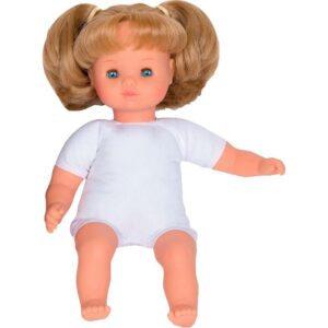 Poupon avec cheveux au corps souple, fille type européen, hauteur 32 cm