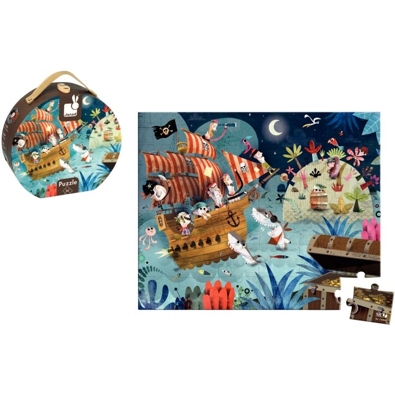 Puzzle 36 pièces la chasse au trésor