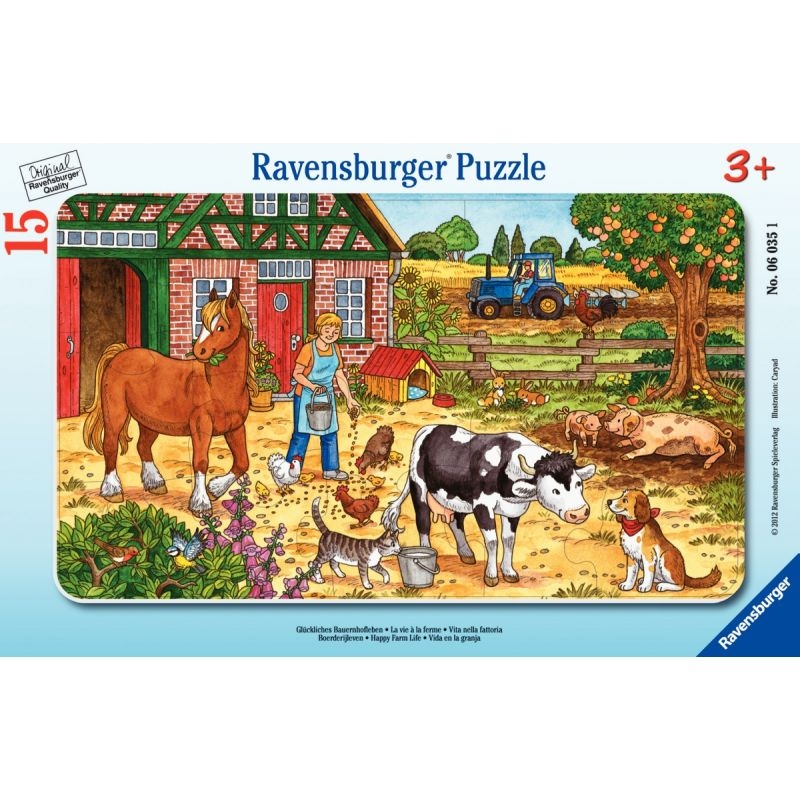 Puzzle Animaux de la rivière – Puzzles en carton avec contour