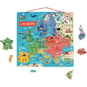 Puzzle magnétique 40 pièces, l’Europe