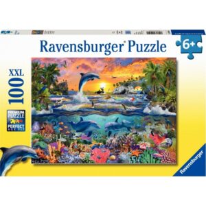 Puzzle XXL 100 pièces, paradis tropical