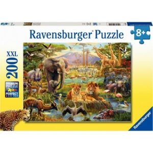 Puzzle XXL 200 pièces, les animaux de la savane