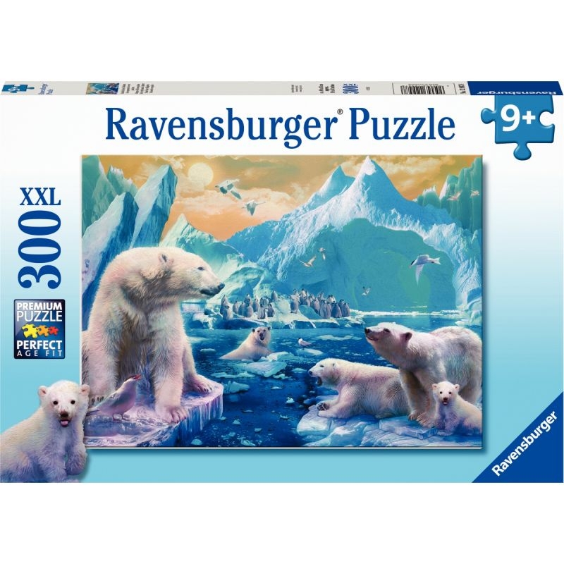 Puzzle XXL 300 pièces, le royaume des ours polaires