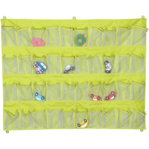 Rangement mural 40 pochettes vert