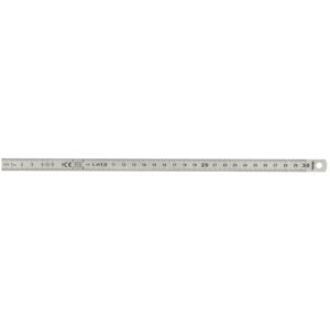 Reglet inox 2 faces 30 cm