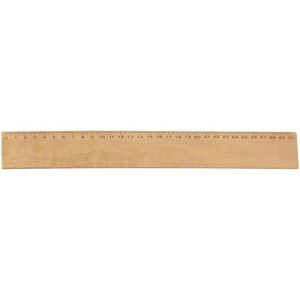 Règle plate de 30 cm en bois