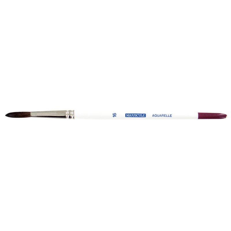 Sac de 10 pinceaux Aquarelle MAJUSCULE N°16