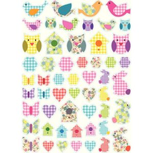 Sachet 260 gommettes nature assorties