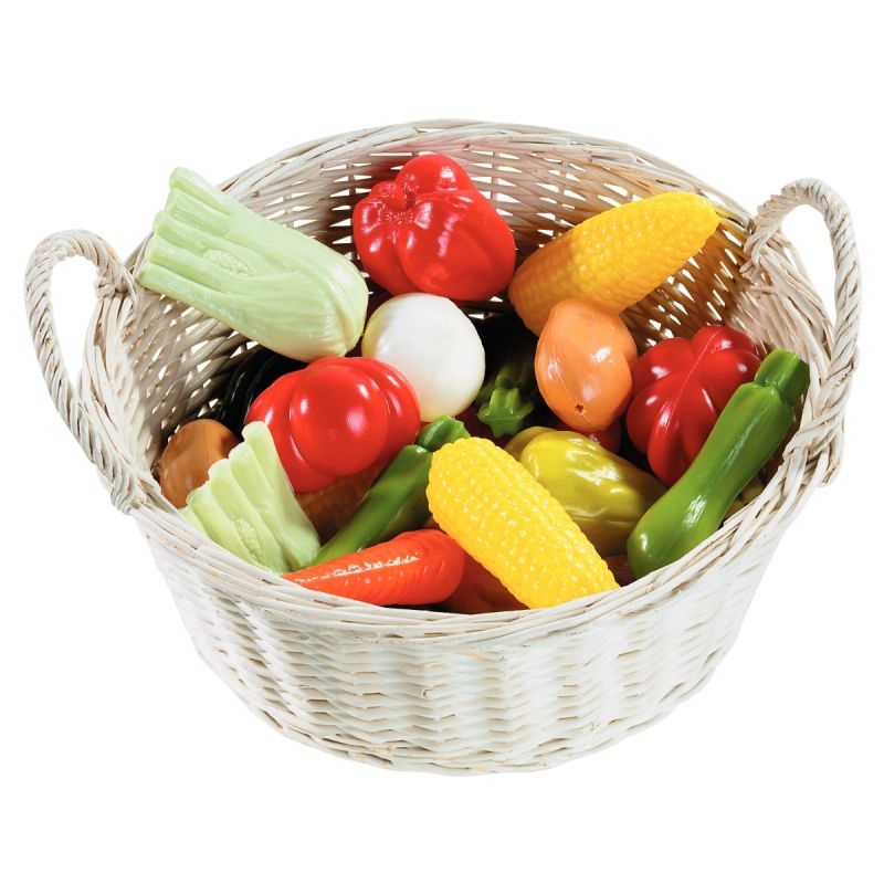 Sachet de 24 légumes petits modèles assortis, en plastique