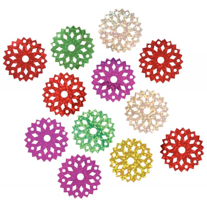 Sachet de 35 gr de sequins métallisés forme boule dentelle, diamètre 3 cm