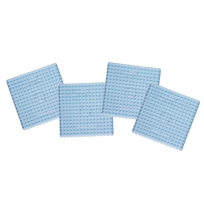 HENXFEN LEAD Lot De 4 Assiettes à Dessert 20 Cm Bleu Clair - Porcelaine Four & Micro-ondes, Design Élégant