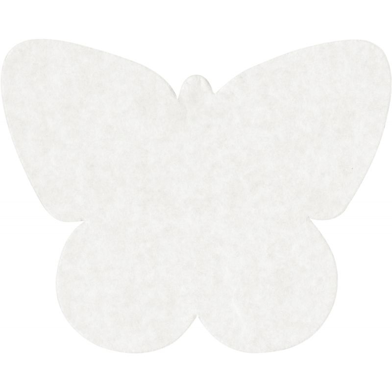 Sachet de 48 papillons en papier diffuseur blanc format 23 x 18 cm