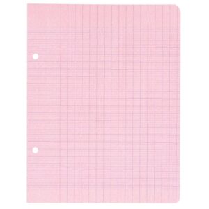 Sachet de 50 feuillets mobiles coloris rose