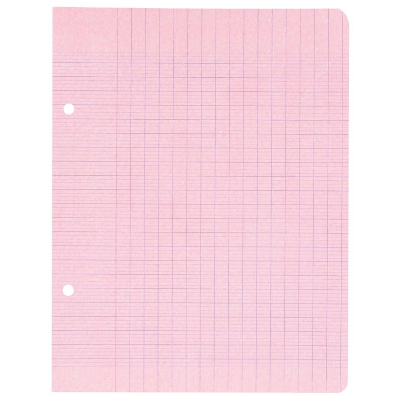 Sachet de 50 feuillets mobiles coloris rose