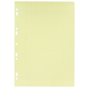 Sachet de 50 feuillets mobiles coloris jaune