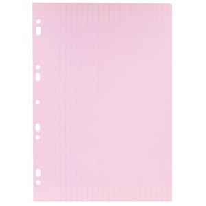 Sachet de 50 feuillets mobiles coloris rose