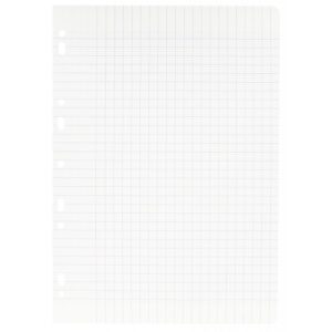 Sachet de 50 feuillets mobiles blanc