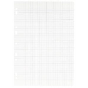 Sachet de 50 feuillets mobiles blanc