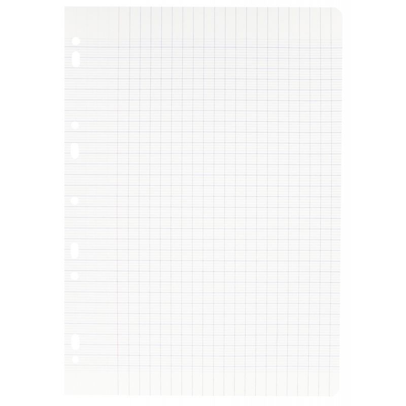 Sachet de 50 feuillets mobiles blanc