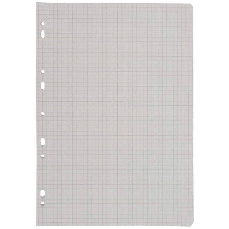 Sachet de 50 feuillets mobiles blanc