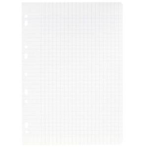 Sachet de 50 feuillets mobiles blanc