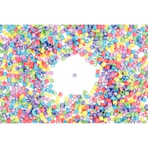 Sachet de 6 000 perles Hama à repasser taille midi pastel