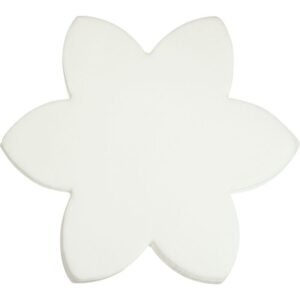 Sachet de 80 fleurs en papier diffuseur blanc format 19 x 19 cm