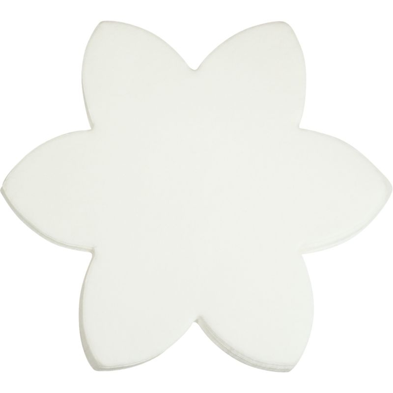 Sachet de 80 fleurs en papier diffuseur blanc format 19 x 19 cm