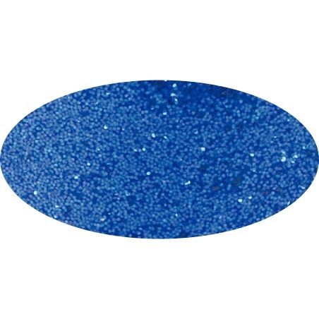 Salière de 100 grammes de poudre scintillante bleu