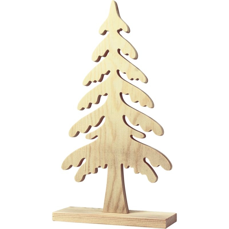 Sapin en bois à poser, hauteur 25 cm