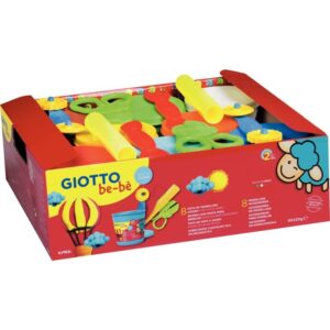 Schoolpack de 8 pots de 220G de pâte à jouer GIOTTO bébé