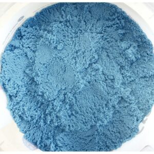 Seau de 750 grammes de sable magique coloris bleu