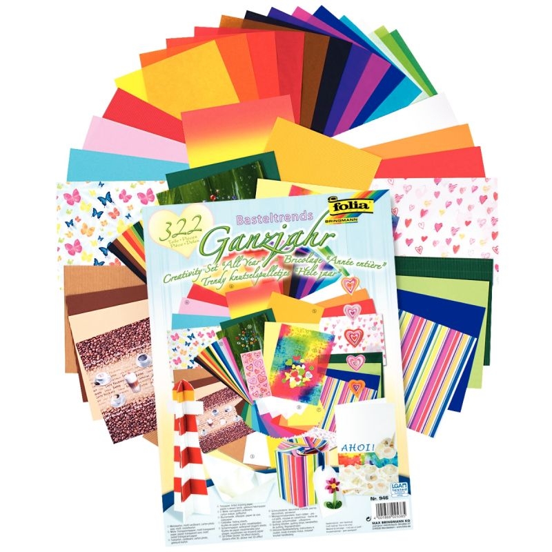 Set Atelier papier deco assortis