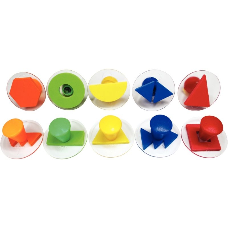 Set de 10 tampons D. 7,5 cm EVA les formes