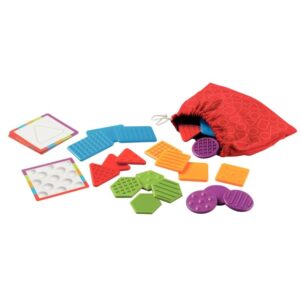 Set de 20 formes tactiles + 10 cartes