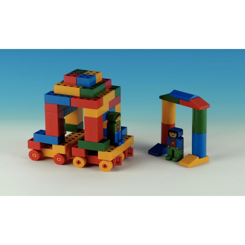 Set manético junior de 98 pièces + 12 fiches modèles formes et couleurs assorties