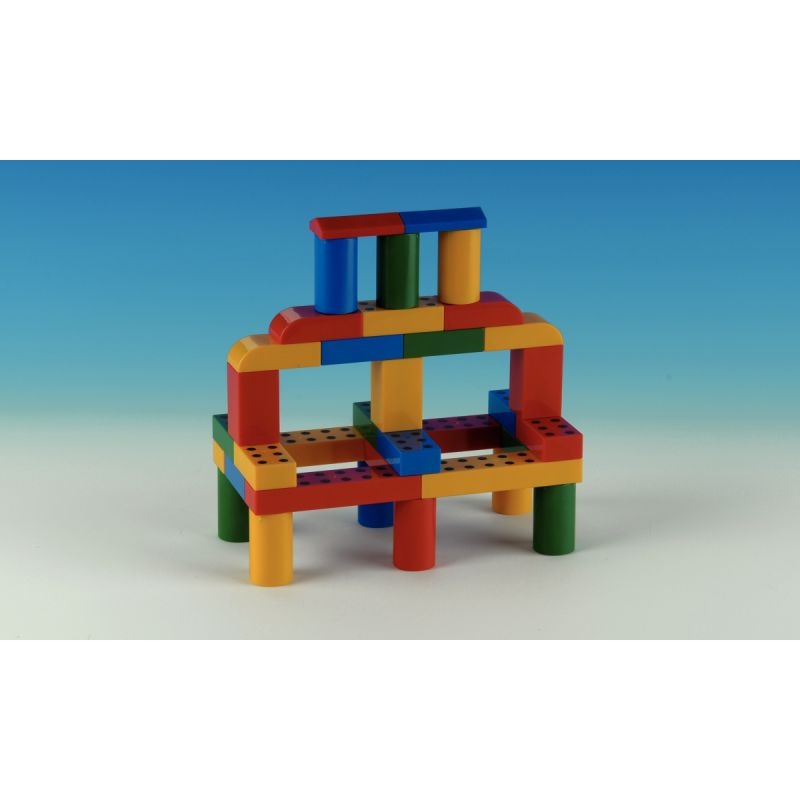 Set manético junior de 98 pièces + 12 fiches modèles formes et couleurs assorties