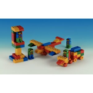 Set manético junior de 98 pièces + 12 fiches modèles formes et couleurs assorties