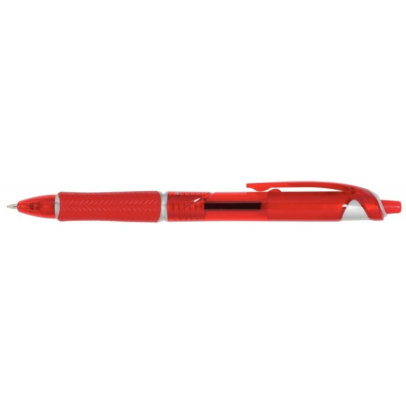 Stylo Acroball rétractable clip plastique rouge