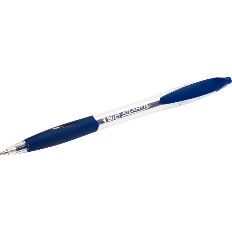 Stylo Bic rétractable Atlantis classic bleu