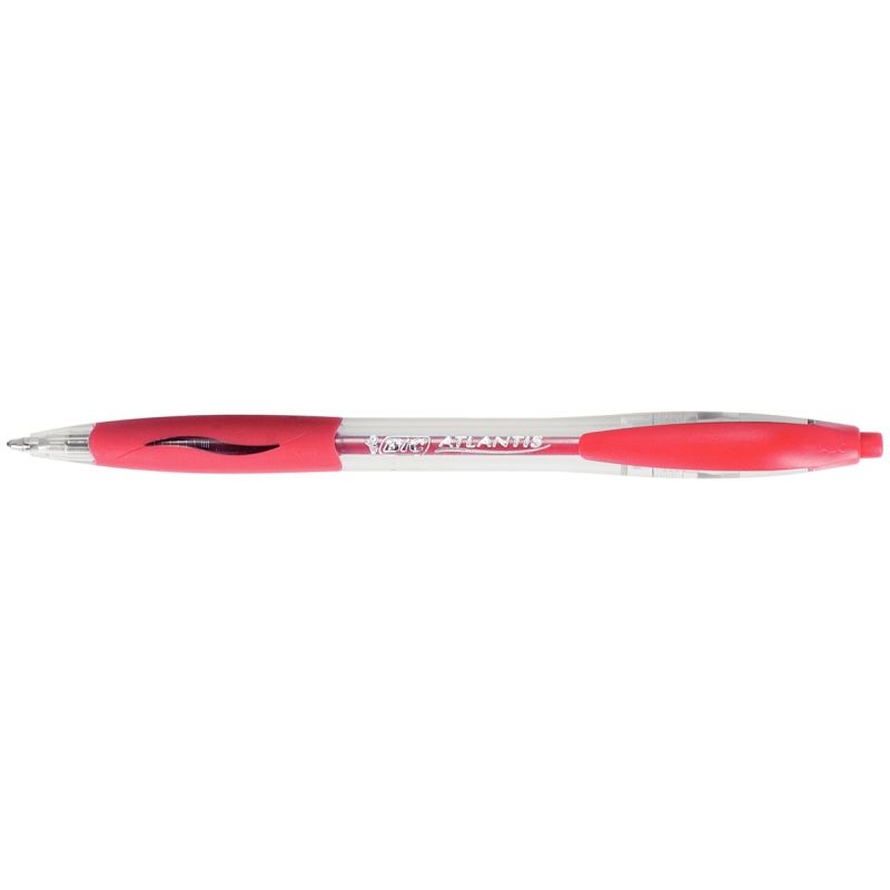 Stylo Bic rétractable Atlantis classic rouge