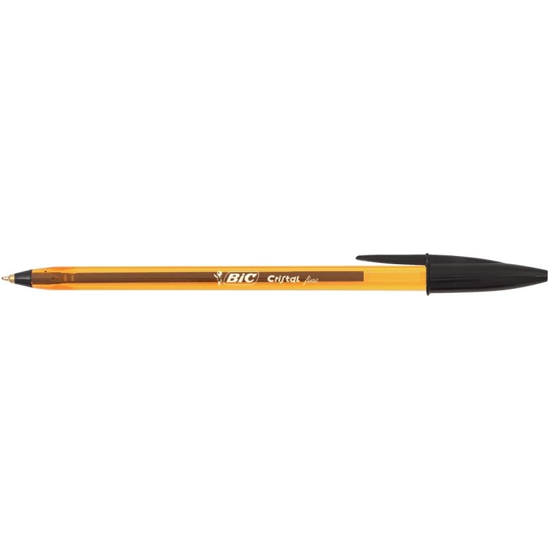 Stylo bille Bic Cristal pointe fine noir