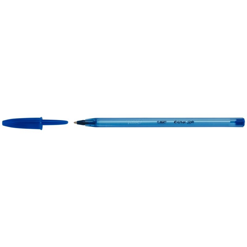 Stylo bille Bic Cristal Soft bleu