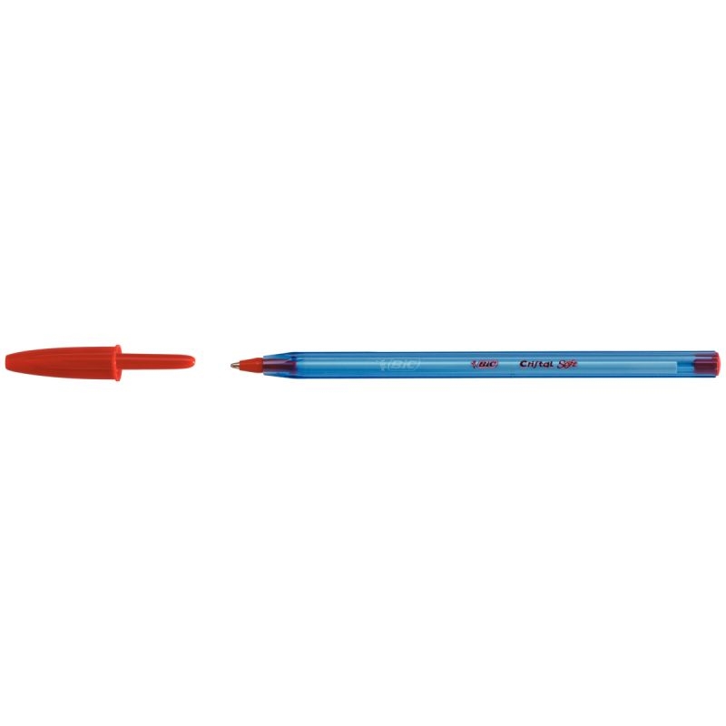 Stylo bille Bic Cristal Soft rouge