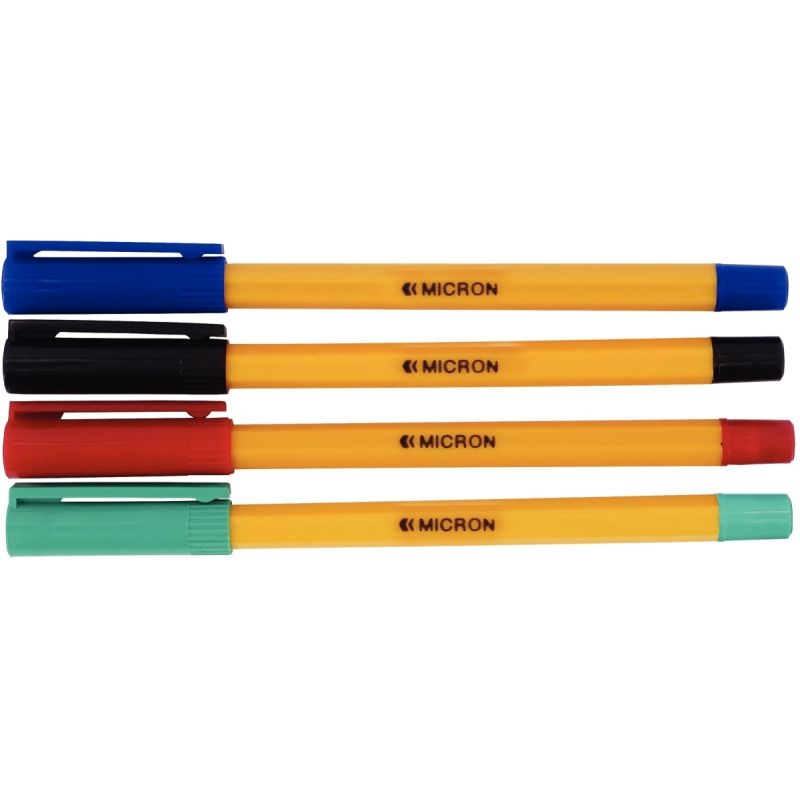 Stylo bille Micron pointe fine 0,7mm bleu