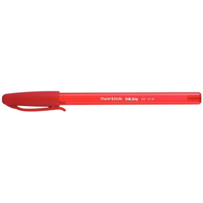 Stylo bille Papermate InkJoy 100 rouge