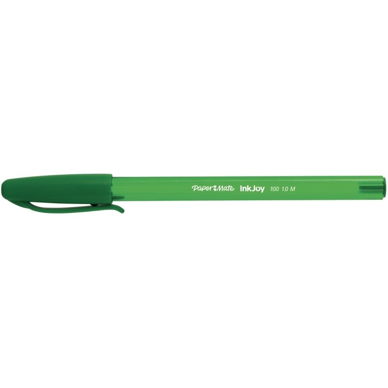 Stylo bille Papermate InkJoy 100 vert