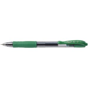 Stylo bille rétractable G-2  vert