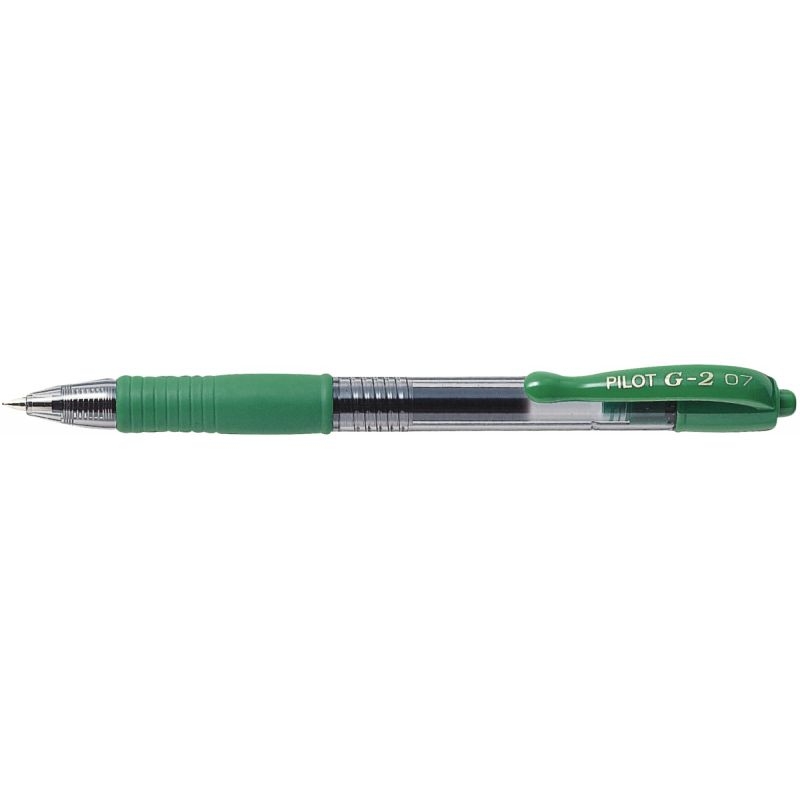 Stylo bille rétractable G-2  vert